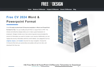 Free-cv-design Website